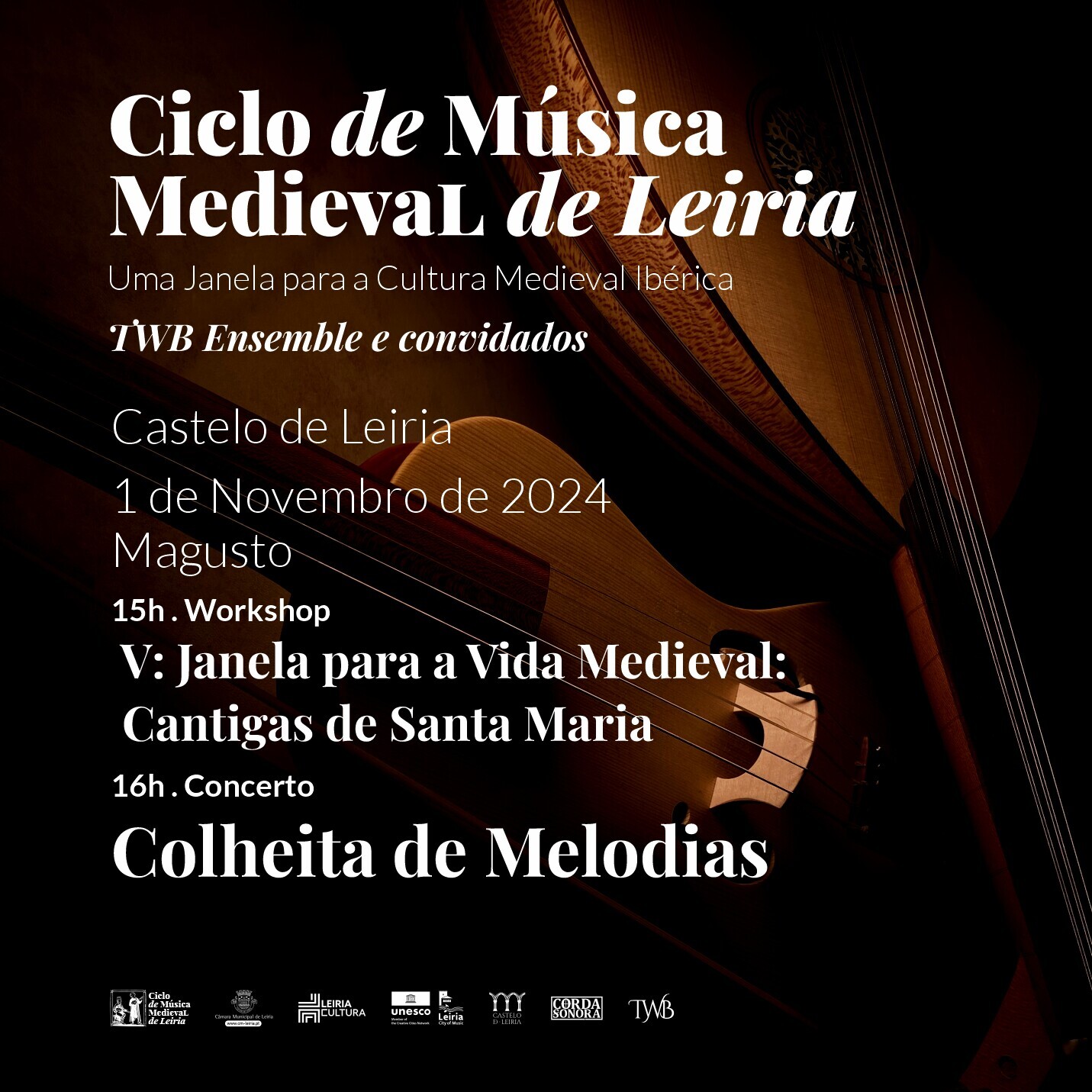 Ciclo de Música Medieval de Volta ao Castelo de Leiria para apresentar “Colheitas de Melodias”
