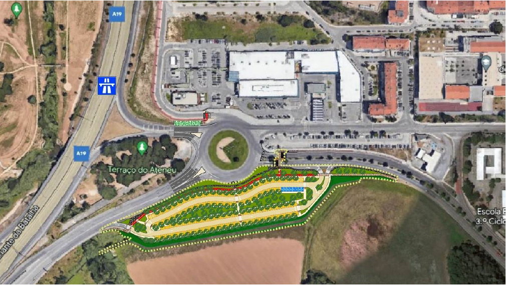 Estacionamento gratuito vai nascer junto à Rotunda D. Dinis
