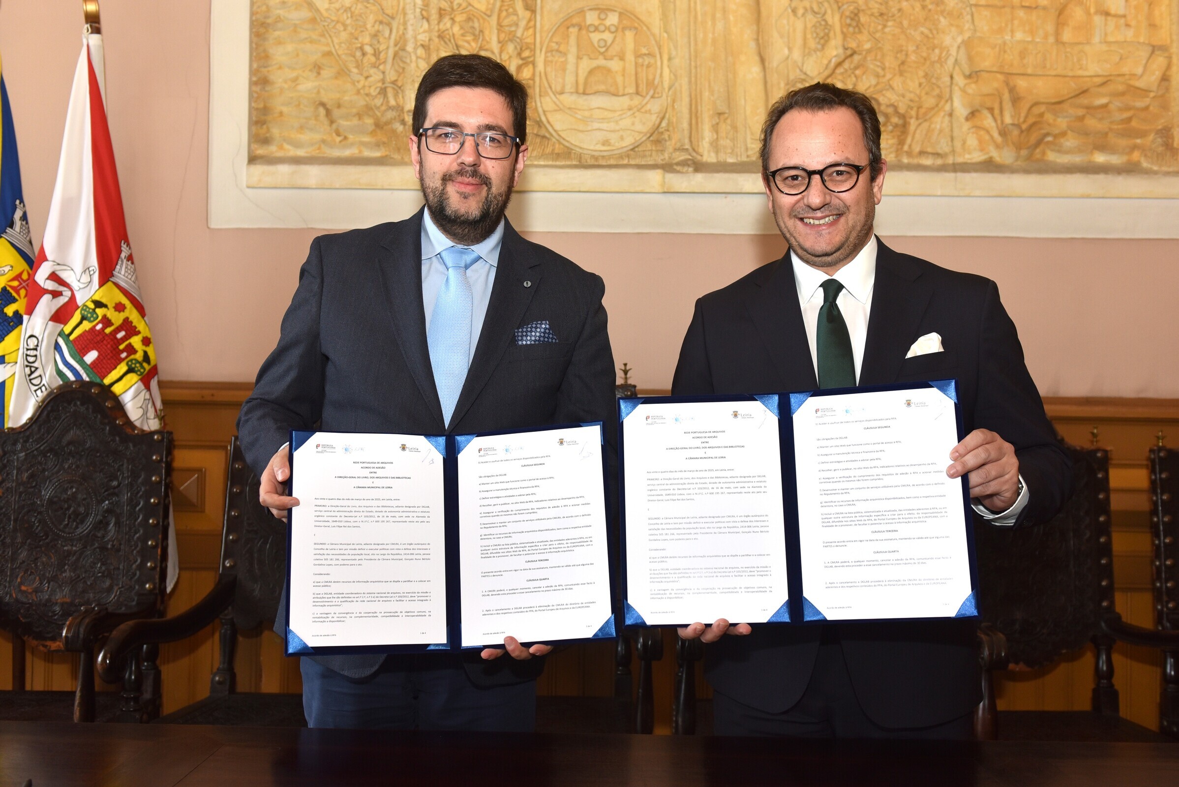 Leiria adere à Rede Portuguesa de Arquivos