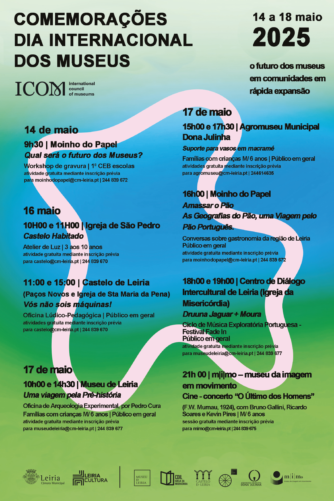 Leiria celebra o Dia Internacional dos Museus com programação inovadora e inclusiva