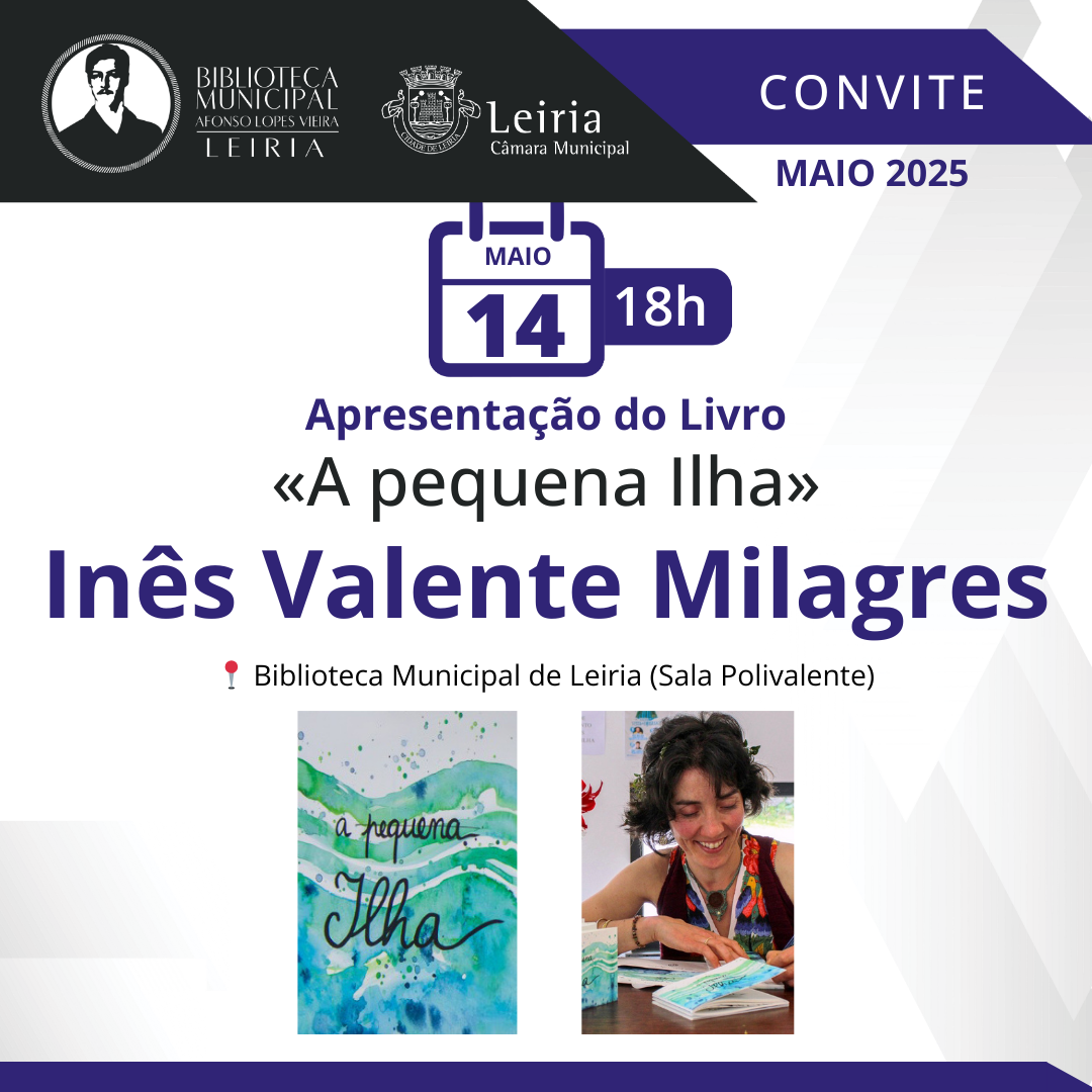 Inês Valente Milagres apresenta a “A pequena Ilha” na Biblioteca Municipal