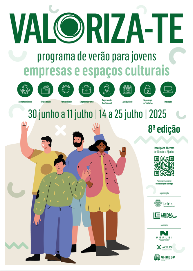Município de Leiria promove a 8.ª edição do programa Valoriza-TE