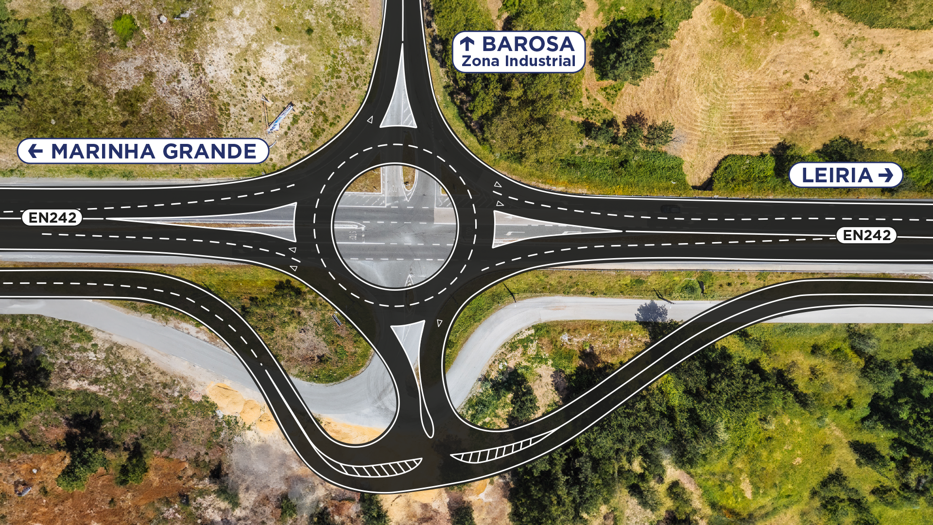 Construção de rotunda na Barosa arranca dia 11