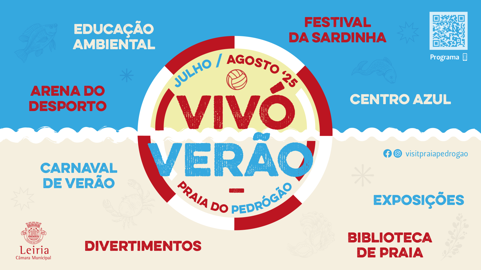 Vivó Verão regressa à Praia do Pedrógão com uma maré cheia de cultura, desporto e animação para t...