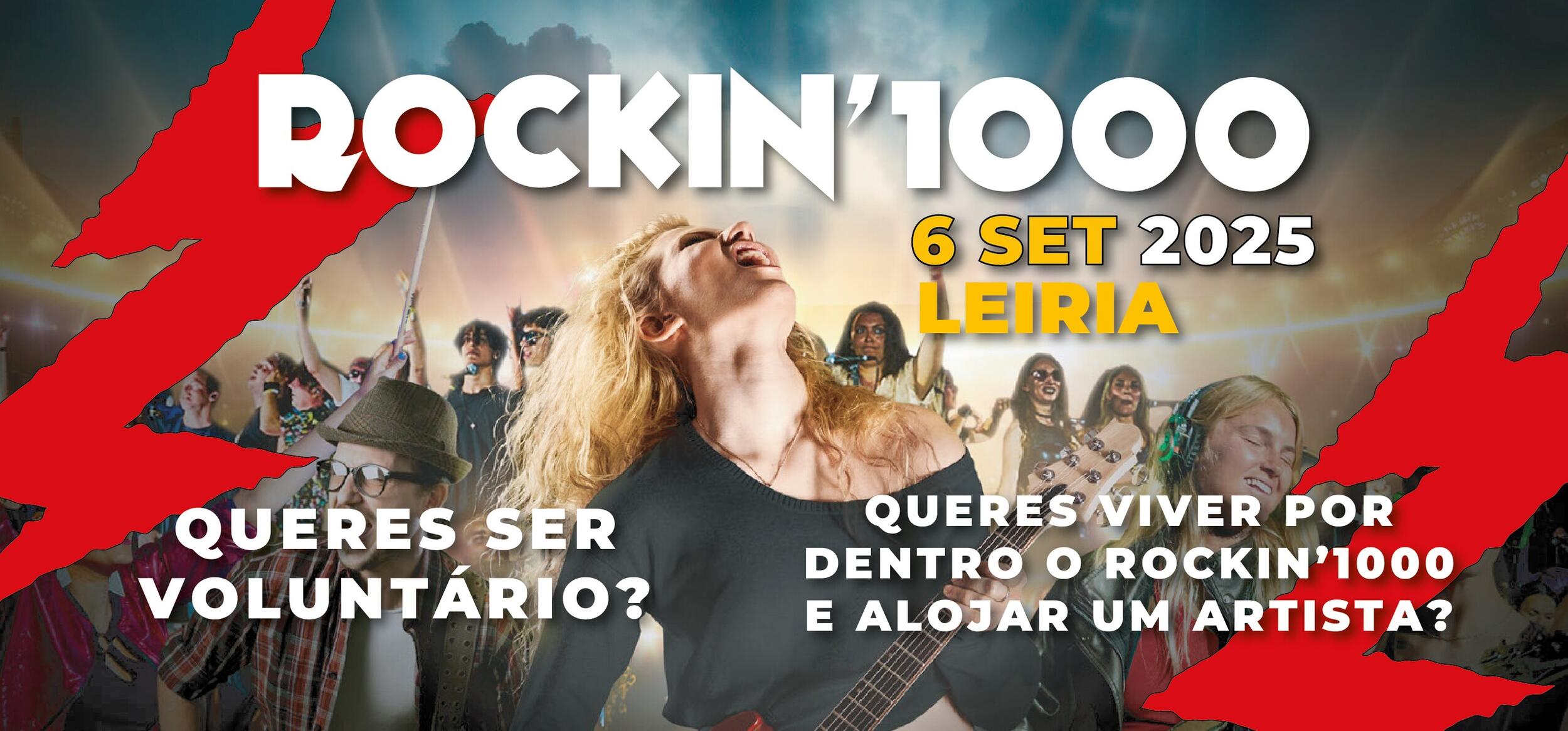 ROCKIN’1000: Organização procura famílias de acolhimento e voluntários